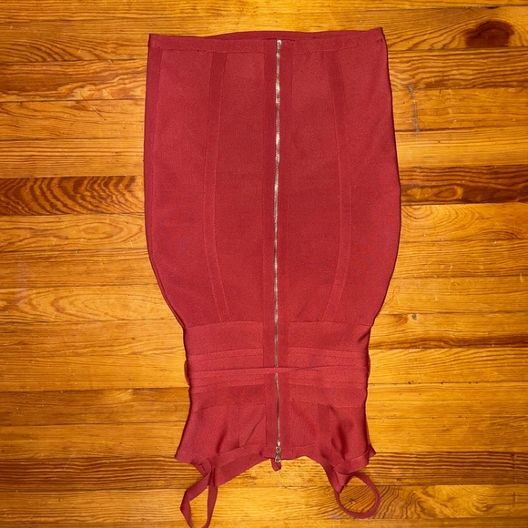 Bodycon Dress in RUST - Picture 8 of 12